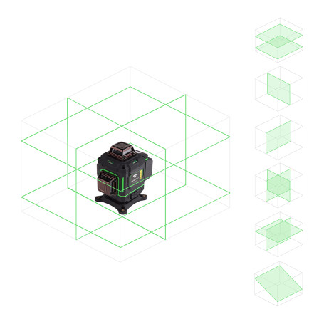 AMO LN 4D-360-7 Laser level with green beam