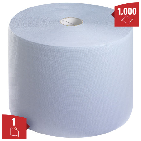 WypAll® L10 Surface Cleaning Material - Jumbo Roll / Blue (1 Roll x 1000 sheets)