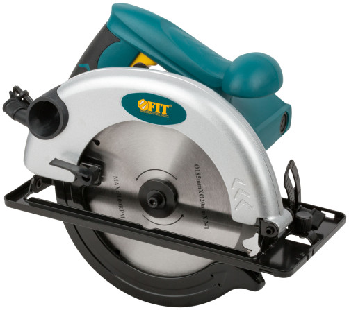 Circular saw 1200 W; 5000 rpm; 185/20 mm; zhel. support; res. incl.; BS of brushes; block of spindles; box