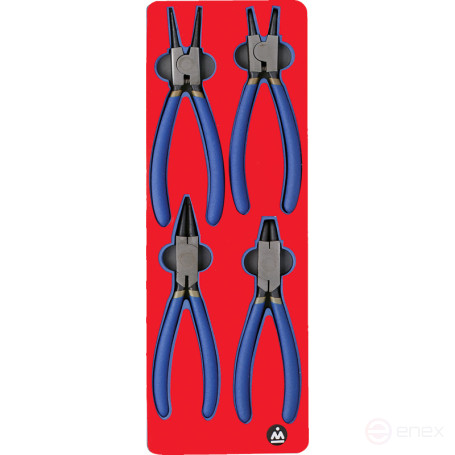 Set of locking ring pullers, base, 4 pieces MASTER 5-3304