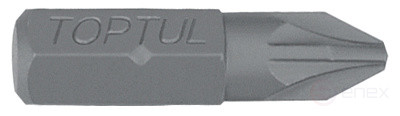 Бита 1/4" крестовая PZ3 L=25 мм TOPTUL