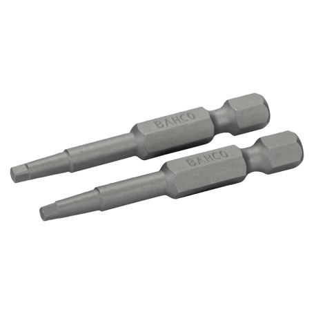 2 x Bits for Robertson RO2 Screws 50 mm 1/4