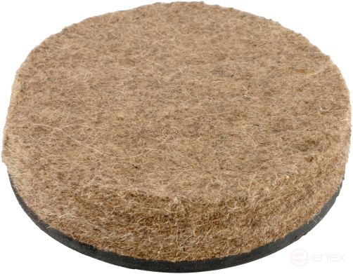 Насадка для УШМ с грубошерстным войлоком D-125*20мм АвтоDело (8000 об/мин) 44053