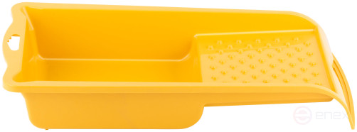 Yellow paint tray 350x170 mm, pedal for fixing