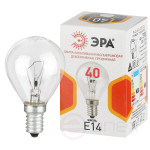 Incandescent lamp ERA P-40-E14-230-CL 40W 230V ball transparent color box E14
