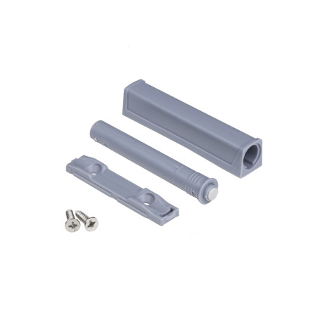 Push-to-open mechanism rubber patch tip/mortise grey AKS reinforced