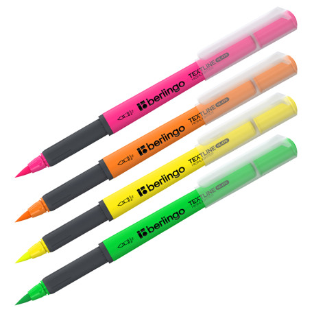 Berlingo "Textline HL470" 04 color brush set, 1-6 mm, European weight