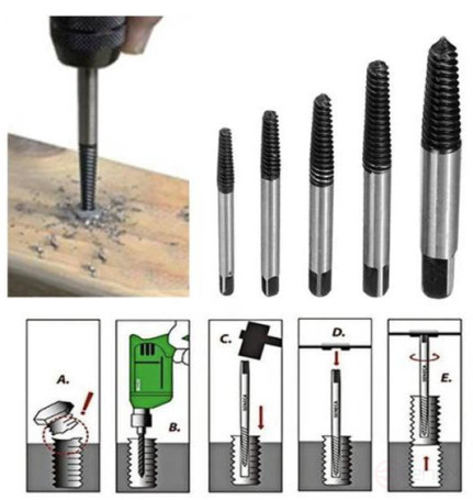 Набор экстракторов М3-М25, 3-6, 6-8, 8-11, 11-14, 14-18, 18-25 (6 предметов) Wynn