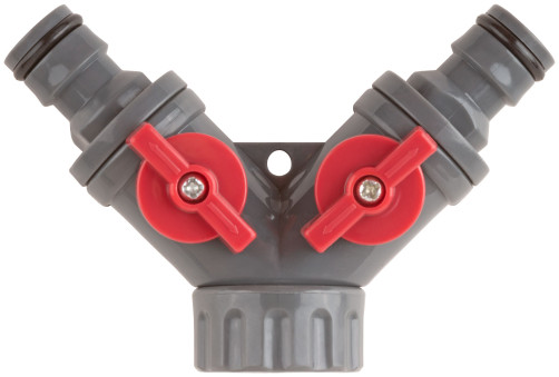 Distributor 2-channel, 3/4" internal thread of the base