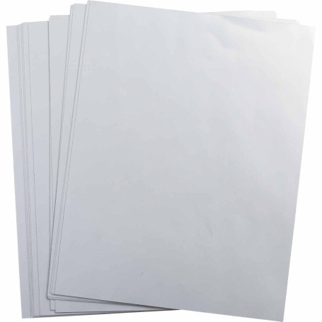 ELAT-28-773 labels, material B-773B, silver matte polyester, size 210.00 x 297.00mm, 10 sheets, 10 pcs/pack.