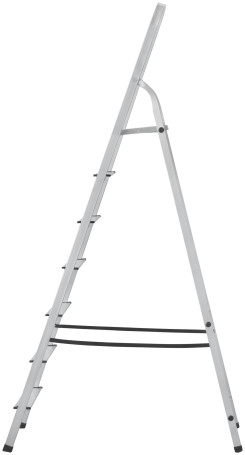 Aluminum ladder, 7 steps, weight 4.9 kg