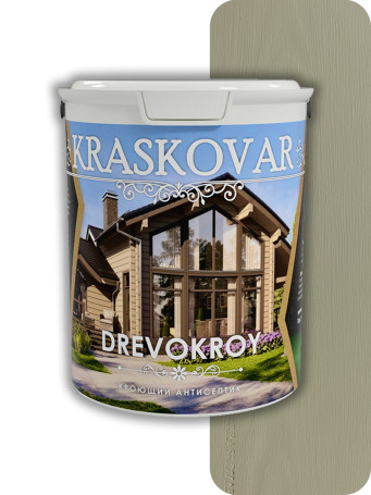 Антисептик кроющий Kraskovar Drevokroy 7032 0,9 л.