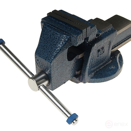 Тиски стальные, G.S. стандарт 80мм, вес 4,2кг ЭВРИКА 1/4