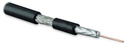 COAX-RG59-LSZH-100 Coaxial cable RG-59, 75 Ohm, core - 20 AWG, outer diameter 6.1mm, LSZH (100 m bay)