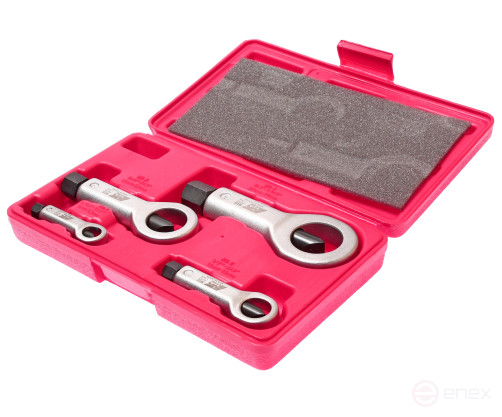 Wrench Set 15/16"-11/8" 9-27mm (in case) 4 pieces JTC