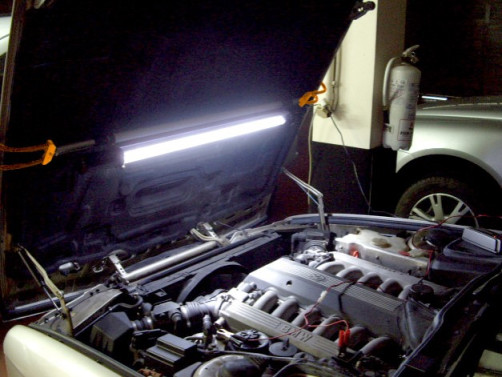 LED lamp (128pcs), under the hood