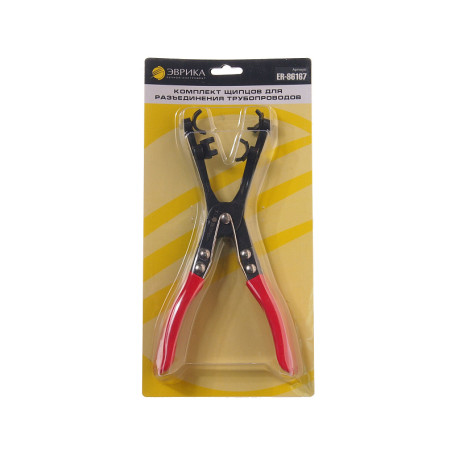 Set of ER-86167 forceps for disconnecting pipelines, length 203.2/254 mm, diameter 6.3/19 mm, 2 pcs. EUREKA 1/6/24