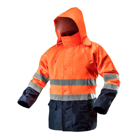 Reflective jacket; orange; size XXXL