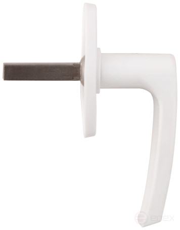 Plastic window handle, white