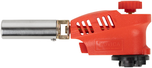 Gas burner with piezo ignition