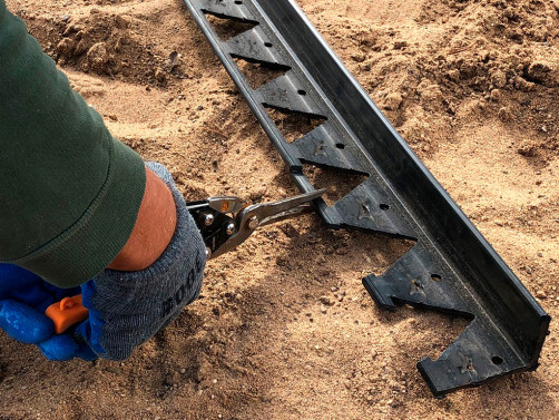 Garden STAFF reinforced curb length 3 meters height 80 mm 1 piece