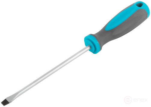 Screwdriver, CrV steel, rubberized handle SL6 x 150 mm