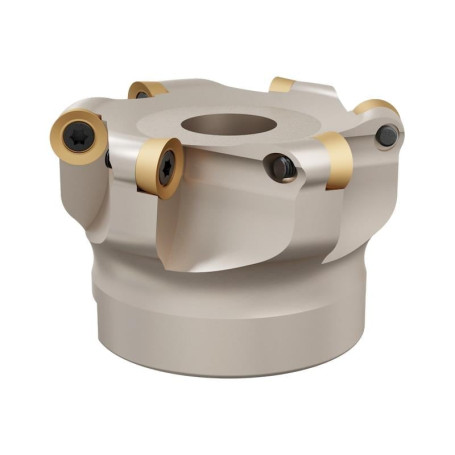 RPMT 10T3 Tngly 63x22 mm End Milling cutter, Z-6, with high-speed feed