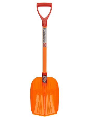 Polycarbonate shovel STANDARD AUTO removable handle