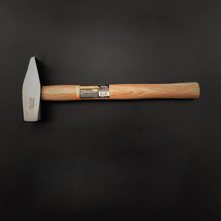 Universal hammer, wooden handle, square firing pin, 300 gr.// HARDEN