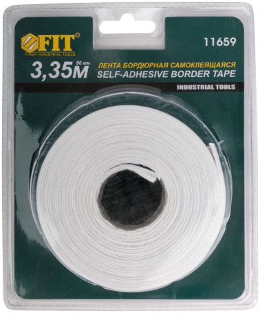 Curb tape, adhesive, waterproof, 40 mm x 40 mm x 3.35 m