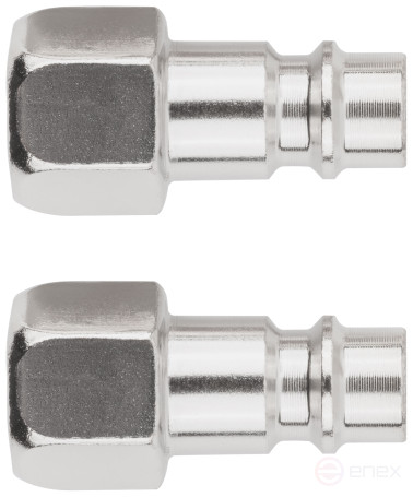 Universal adapters with 1/4" internal thread, 2 pcs.