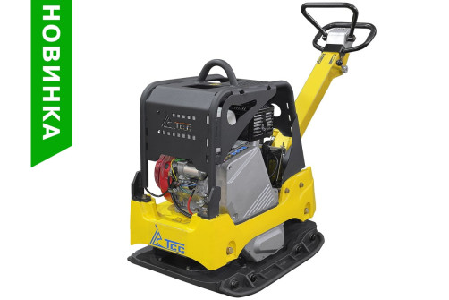 Reversible vibrating plate TSS-CP-320 (hydraulic drive, electric start, battery) with headphones