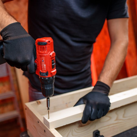 Cordless drill-screwdriver AGM BD 12V with battery and charger