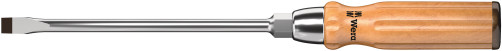 930 A SL power slotted Screwdriver with wooden handle, 1.6 x 9 x 175 mm