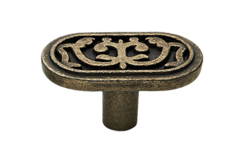 Pen meb. button met. ELIN old gold AKS