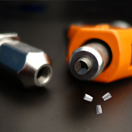 Two-handed industrial riveter 420 mm for rivets 2.4, 3.2, 4.0, 4.8, 6.4 // HARDEN