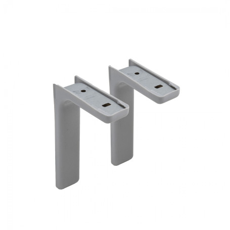 Shelf holder regomensol 12cm grey AKS (1kpl=2 pcs)