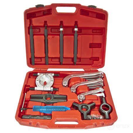 Набор съемников ER-86848 подшипников универсальный (сегментного типа/двух- трехзахватные , L: 160мм, 210мм, 270мм), в кейсе ЭВРИКА /1