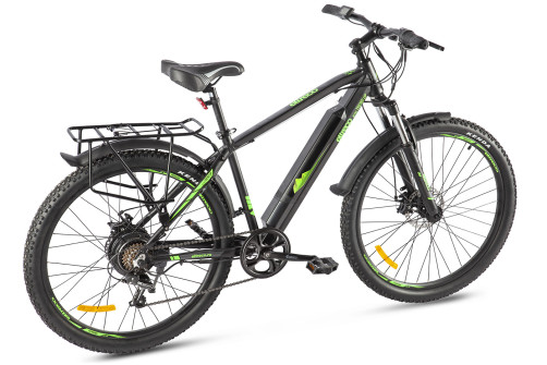 Велогибрид Eltreco Ultra Trend Up Черно-зеленый-2500