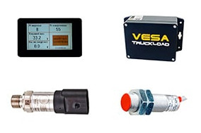 On-board weighing system for forklift