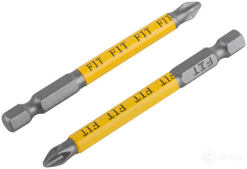 Forged bits, S2 steel, single-sided 75 mm PH2, Profi 2 pcs., blister