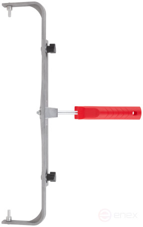 Roller handle 250-450 mm, aluminum Ø 8 mm, sliding