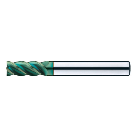 End mill D10x40x90x10 Z4 45° TiSiN-nano