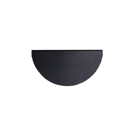 Handle meb. bracket alum. FUN 64, brushed black matte, AKS