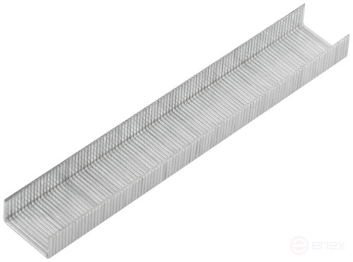 Stapler staples, hardened 11.3 mm x 0.7 mm, (narrow type 53) 6 mm, 1000 pcs.