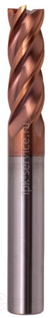 HRC55 D10x30x80 Z4 TiSiN Фреза концевая ц/х тв.сп. Ф10 L=80 ИПК