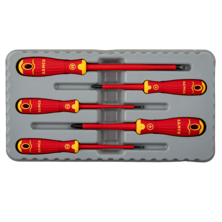 Set of insulated screwdrivers slot / PZ, 5 pcs