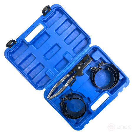 Оправки установки поршневых колец с клещами (7 предметов) TA-V01776 AE&T