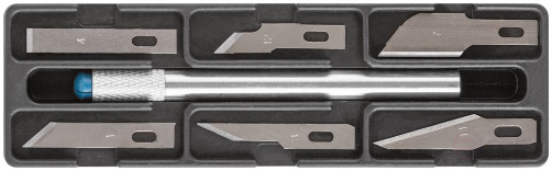 Нож макетный c 6 лезвиями