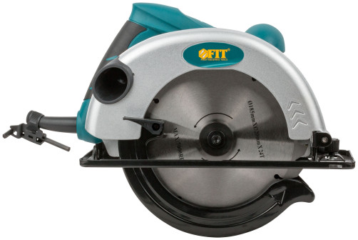 Circular saw 1200 W; 5000 rpm; 185/20 mm; zhel. support; res. incl.; BS of brushes; block of spindles; box